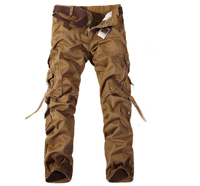 Outdoors Camping Hiking Camouflage Cargo Pants Plus Size Multi-Pocket Overalls-Yanxi Outdoor Products Co., Ltd.-brown-XS-Bargain Bait Box