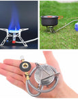 Outdoors Camping Hiking Ultralight Burning Burner Gas Stove Steel Cooker-Automobiles Parts Selling Store-Bargain Bait Box