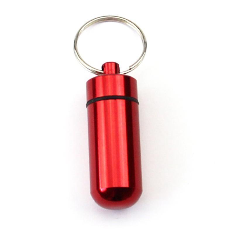 Outdoors Portable Box Key Chain Mini Waterproof Storage Medicine Pill Box Case-Islandshop-Bargain Bait Box