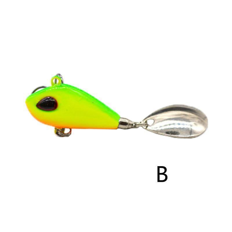 Outkit Metal Mini Vib With Spoon Fishing Lure 6G10G17G25G 2Cm Fishing Tackle Pin-OUTKIT VikingFishing Store-A-6g-Bargain Bait Box