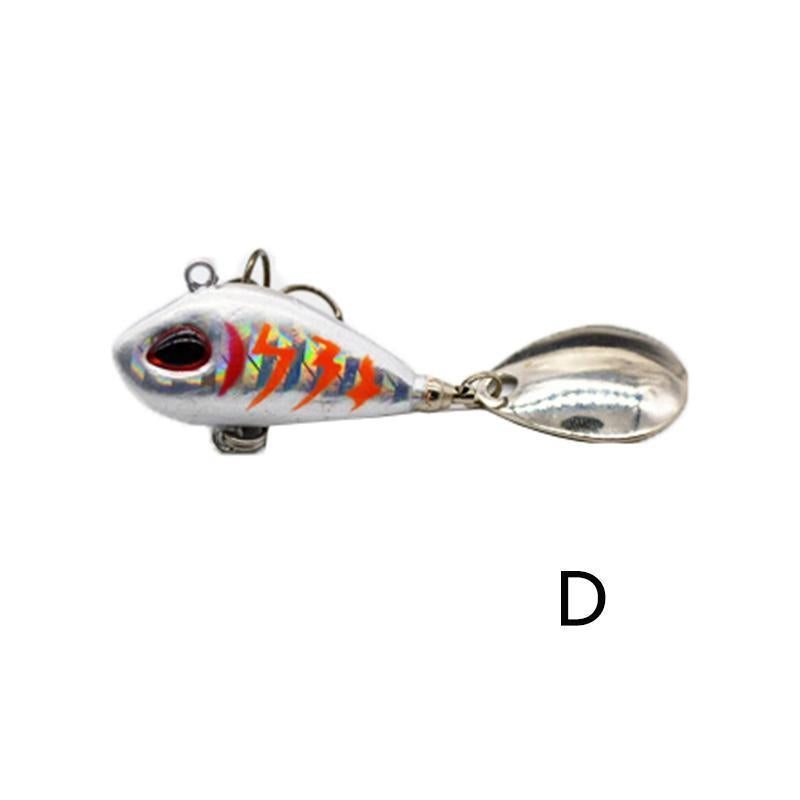 Outkit Metal Mini Vib With Spoon Fishing Lure 6G10G17G25G 2Cm Fishing Tackle Pin-OUTKIT VikingFishing Store-A-6g-Bargain Bait Box