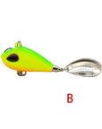 Outkit Metal Mini Vib With Spoon Fishing Lure 6G10G17G25G 2Cm Fishing Tackle Pin-OUTKIT VikingFishing Store-B-6g-Bargain Bait Box