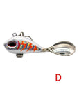 Outkit Metal Mini Vib With Spoon Fishing Lure 6G10G17G25G 2Cm Fishing Tackle Pin-OUTKIT VikingFishing Store-D-6g-Bargain Bait Box