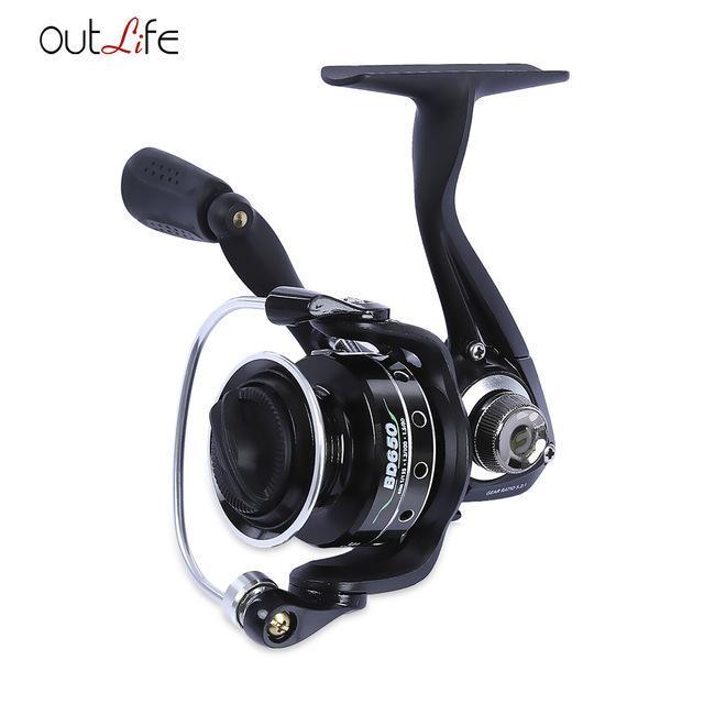 Outlife Bd500 / 650 5.2:1 Metal Spool Spinning Fishing Reel Fish Equipment 5 + 1-Spinning Reels-Bike-Lover&#39;s Equipment Store-BD650-Bargain Bait Box