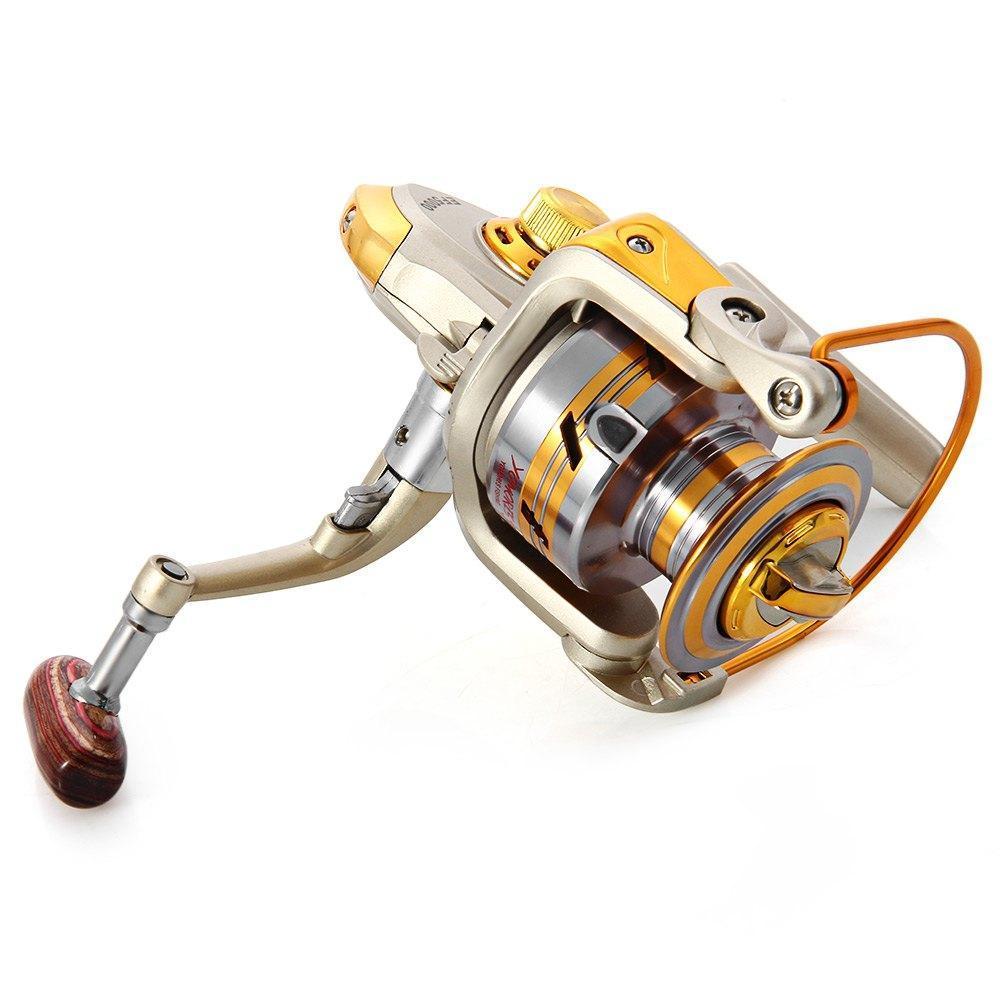Outlife Ef1000-7000 10Bb 5.2:1 Metal Spinning Fishing Reels Fly Wheel For Fresh/-Spinning Reels-Outl1fe Adventure Store-1000 Series-Bargain Bait Box