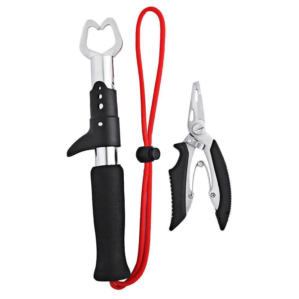 Outlife Fs-1005 2Pcs Fish Grip Nipper Snip Fishing Lure Pincer Scissor Cutter-Outl1fe Adventure Store-Bargain Bait Box