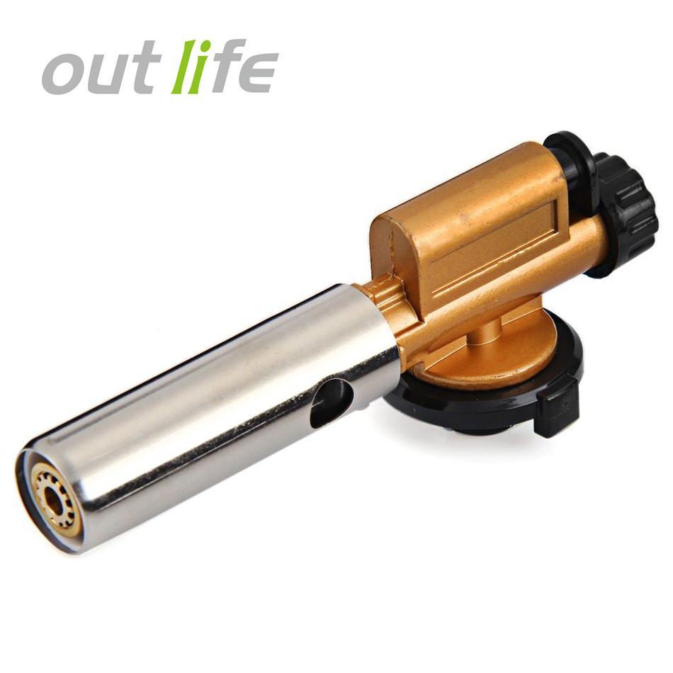 Outlife Portable Copper Gas Burners Torch Flame Gun Maker Lighter Electronic-outlife Official Store-Bargain Bait Box