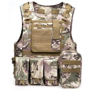 Outlife Usmc Airsoft Cs Military Tactical Vest Molle Combat Assault Plate-Hunting Vests-World Peace-CP CAMOUFLAGE-Bargain Bait Box