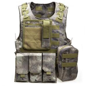 Outlife Usmc Airsoft Cs Military Tactical Vest Molle Combat Assault Plate-Hunting Vests-World Peace-FG CAMOUFLAGE-Bargain Bait Box