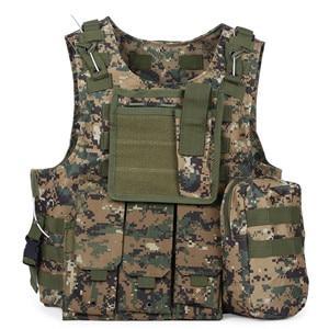 Outlife Usmc Airsoft Cs Military Tactical Vest Molle Combat Assault Plate-Hunting Vests-World Peace-Jungle Digital-Bargain Bait Box