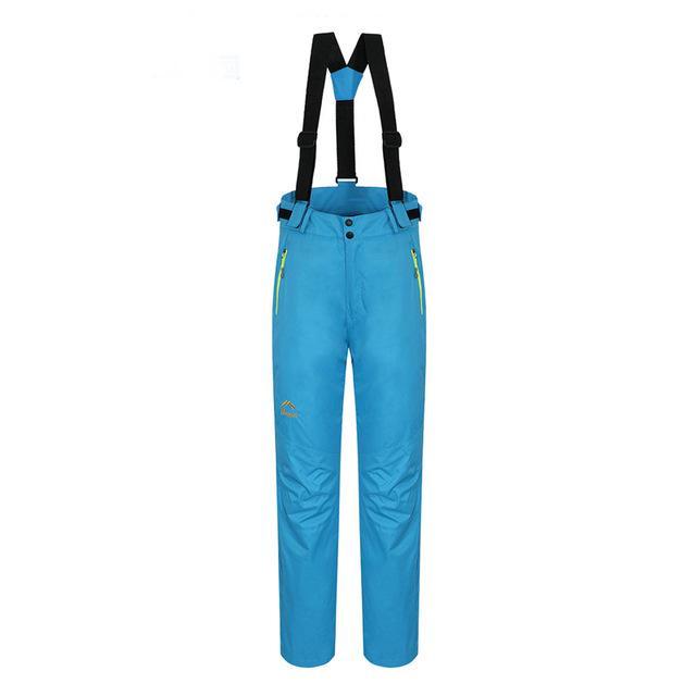 Pants Softshell Strap Sports Pants Waterproof Warm Fleece Trekking Camping-Pants-Bargain Bait Box-women blue-L-Bargain Bait Box