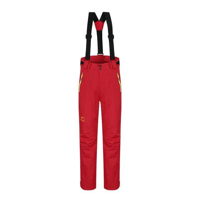 Pants Softshell Strap Sports Pants Waterproof Warm Fleece Trekking Camping-Pants-Bargain Bait Box-women red-L-Bargain Bait Box
