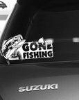 Pegatina Bass Decal Angling Tackle Shop Hollow Sticker Fish Fishing Boat Car-Car Stickers-Shop5004265 Store-Black-40x73cm-Bargain Bait Box