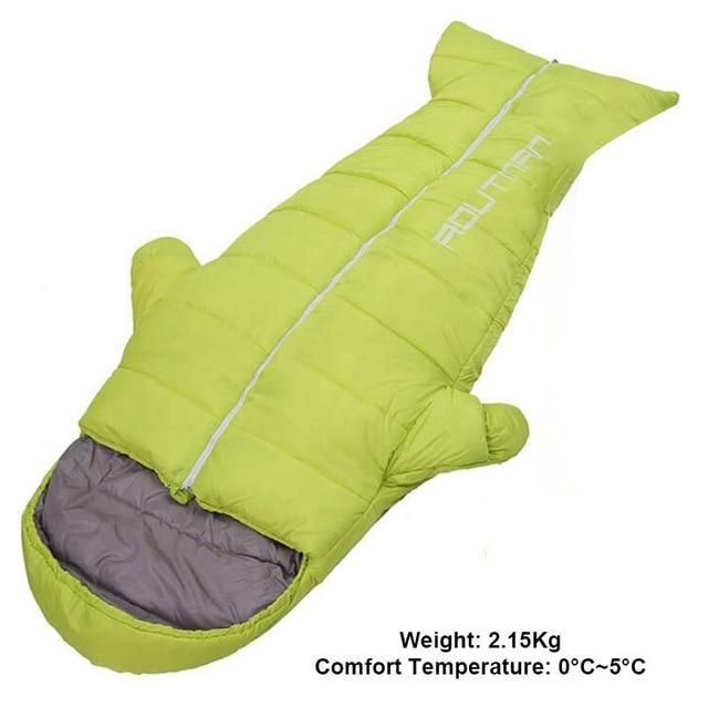 Penguin Shape Warm Hand Stretch Out Sleeping Bags For Adult Outdoor Mummy Lazy-Sleeping Bags-OutdoorZ Store-Orange 1KG-Bargain Bait Box
