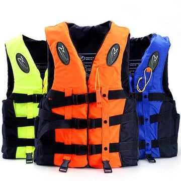 Pfd For Kids & Women & Men Fishing Safety S Watersport S With Whistle-Life Jackets-Bargain Bait Box-yellow S-Bargain Bait Box