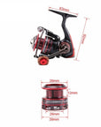 Pflueger Preslesp Spinning Fishing Reel Max Drag 2.7/4.1Kg Graphite-Spinning Reels-NUNATAK Fishing Store-20-Bargain Bait Box