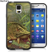 Pike Fishing Bait Spinner Full Protective Phone Cases For Samsung Galaxy S6 S7-Fitted Cases-WeLove Store-4006-For Galaxy S4-Bargain Bait Box