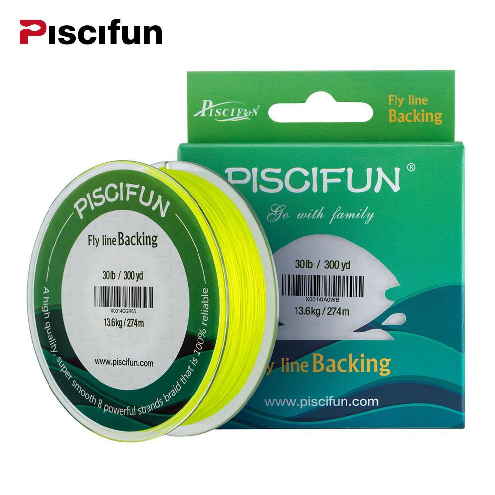 Piscifun 274M 13.6Kg Fly Fishing Backing Line Fishing Line Braided Backing Fly-P-iscifun Fishing Tackle Store-White-Bargain Bait Box
