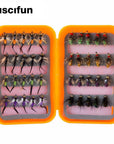Piscifun 40Pcs Wet Flies Fly Fishing Flies Kit Bass Salmon Trouts Sinking-P-iscifun Fishing Tackle Store-Wet Flies B-Bargain Bait Box