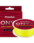 Piscifun Onyx 137M Braided Pe Line 6-150Lb 4 Strands 8 Strands Strong-P-iscifun Fishing Tackle Store-Yellow-0.15-Bargain Bait Box