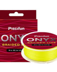 Piscifun Onyx 274M Braided Fishing Line 300Yds 6-150Lb Super Strong Pe Braided-P-iscifun Fishing Tackle Store-Yellow-0.15-Bargain Bait Box
