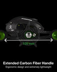 Piscifun Phantom+Spool Fishing Reel Carbon Fiber Ultralight 162G Dual Brake-Baitcasting Reels-Piscifun Official Store-RL027-LS-Bargain Bait Box