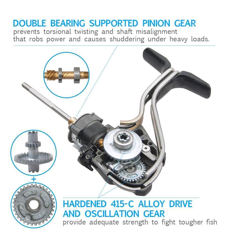 Piscifun Steel Feeling Spinning Reel Super Light Weight Full Metal Body Max-Spinning Reels-P-iscifun Fishing Tackle Store-2000 Series-Bargain Bait Box