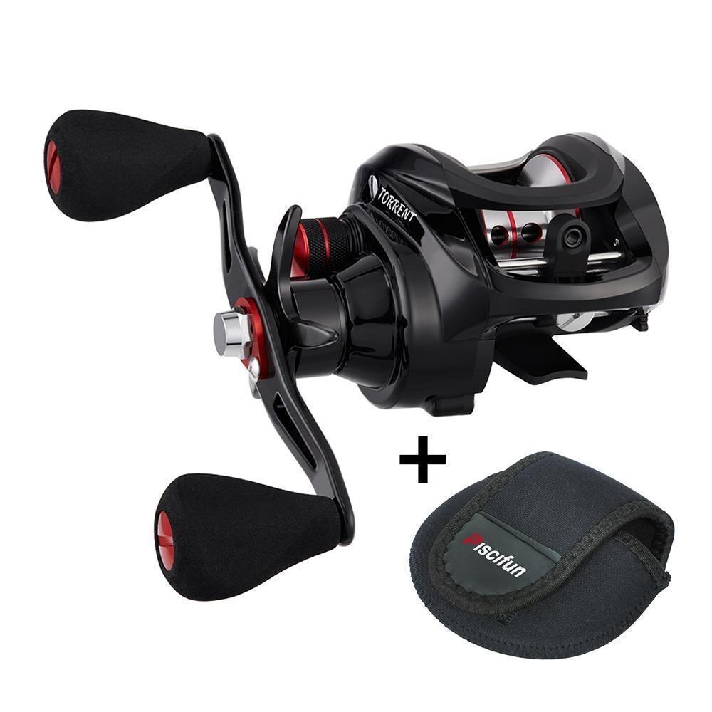 Piscifun Torrent Baitcasting Reel With Cover Bag 8.1Kg Carbon Drag 7.1:1 Gear-Baitcasting Reels-P-iscifun Fishing Tackle Store-Left Hand-Bargain Bait Box
