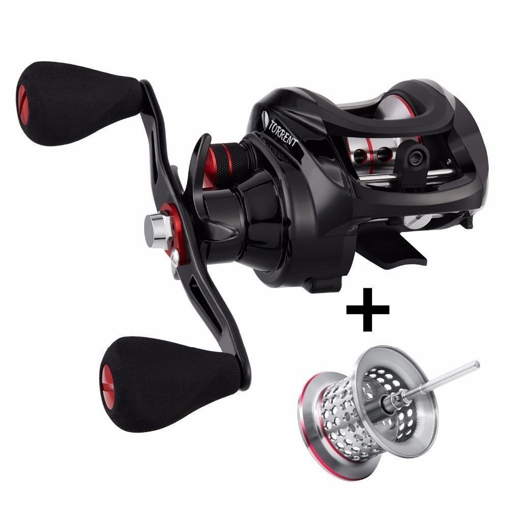 Piscifun Torrent Fishing Reel With Extra Light Spool 8.1Kg Carbon Drag 7.1:1-Baitcasting Reels-Piscifun Official Store-Left Hand-Bargain Bait Box