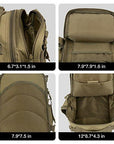 Piscifun Waterproof Outdoor Tackle Bag Single Shoulder Fishing Tackle Storage-Piscifun Official Store-Army Green-Bargain Bait Box