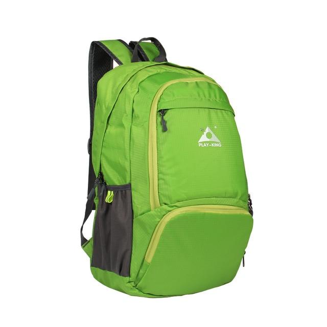 Playking Foldable Waterproof Backpack Outdoor Travel Folding Lightweight Bag Bag-Climbing Bags-Playking Outdoor Equipment Flagship Store-Green-Bargain Bait Box