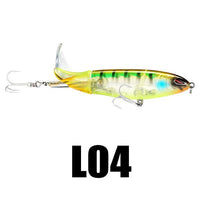 Plopper Action 1Pc Bass Fishing Lure Topwater Rotating Tail-SeaKnight Official Store-L04 1PC-13g 90mm-Bargain Bait Box