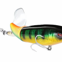 Plopper Action 1Pc Bass Fishing Lure Topwater Rotating Tail-SeaKnight Official Store-L05 1PC-13g 90mm-Bargain Bait Box