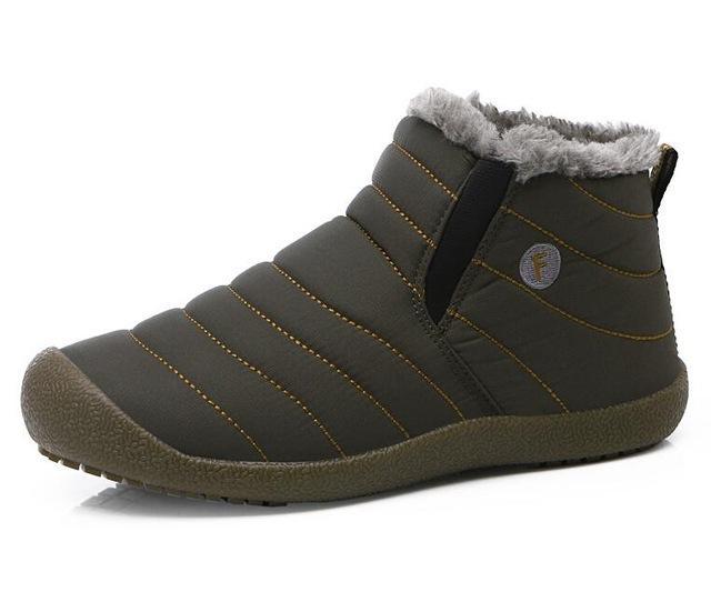 Plus Size 36-47 48 Men And Women&#39;S Winter Warm Hiking Shoes Outdoor Waterproof-beipuwolf Official Store-Dark grey-5.5-Bargain Bait Box