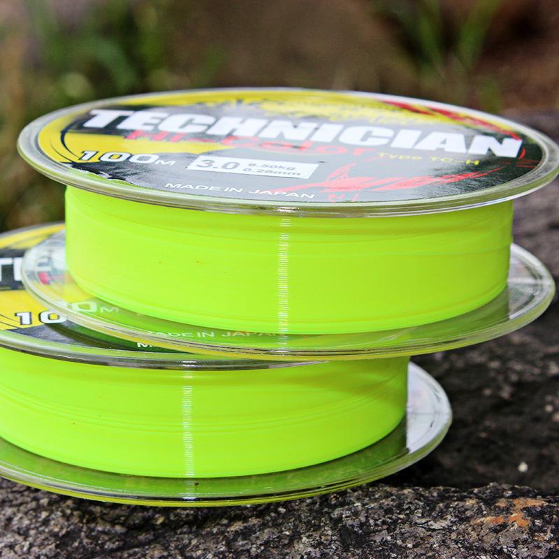 Poetryyi 100M Xps Super Strong Monofilament Fluorescent Green Nylon Carp Fishing-yiwushiyujustore Store-1.5-Bargain Bait Box