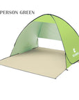 Pop Up Open Tent Uv-Protect Gazebo Waterproof Quick Open Shade Canopy-Tents-WIDESEA outdoor store-green 4PERSON-Bargain Bait Box