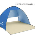Pop Up Open Tent Uv-Protect Gazebo Waterproof Quick Open Shade Canopy-Tents-WIDESEA outdoor store-navy 2PERSON-Bargain Bait Box