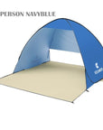 Pop Up Open Tent Uv-Protect Gazebo Waterproof Quick Open Shade Canopy-Tents-WIDESEA outdoor store-navy 4PERSON-Bargain Bait Box