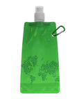 Portable 500Ml Folding Water Bottle Water Bag Outdoor Sport Supplies For Camping-Islandshop-Green-Bargain Bait Box
