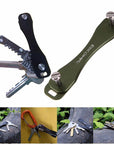 Portable Aluminum Alloy Keychain Flexible Key Holder Clip Edc Aluminum Hard-ZSL Outdoor Store-Red-Bargain Bait Box