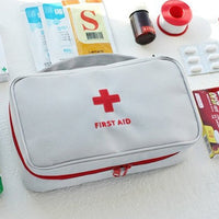 Portable Camping Equipment Firstaid Gear Tool Medicine Bag Household First Aid-Live Beautiful-grey-Bargain Bait Box