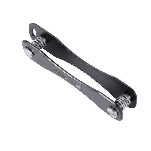 Portable Edc Gear Smart Sticks Pocket Folded Keychain Hard Oxide Key Holder Clip-Sport Unlimited-Black-Bargain Bait Box