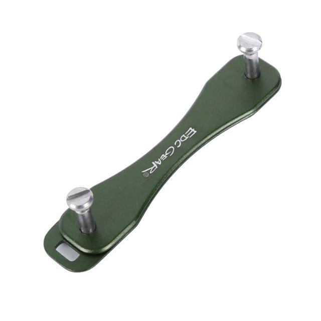 Portable Edc Gear Smart Sticks Pocket Folded Keychain Hard Oxide Key Holder Clip-Sport Unlimited-Green-Bargain Bait Box