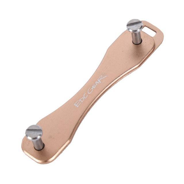 Portable Edc Gear Smart Sticks Pocket Folded Keychain Hard Oxide Key Holder Clip-Sport Unlimited-Yellow-Bargain Bait Box