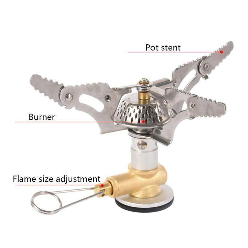 Portable Folding Outdoor Stove For Hiking Picnic Bbq Gas Stove Cookware Gas-Younger Climb Store-Bargain Bait Box