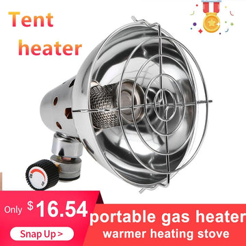 Portable Gas Heater Warmer Heating Stove Camping Stove Outdoor Fishing Hunting-Outdoor Stoves-TOPSPORT Store-as picture-Bargain Bait Box