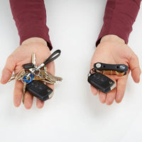 Portable Key Holder Organizer Clip Folder Led Keychain Ring Edc Pocket Tool-simitter01-Red-Bargain Bait Box