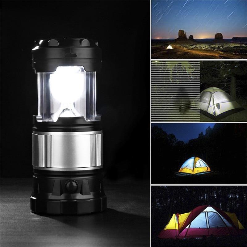 Portable Lantern Led Solar Powered Camping Tent Light Outdoor Collapsible Lamp-Portable Lanterns-happyfrank 2014 Store-EU Plug-Bargain Bait Box