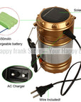 Portable Lantern Led Solar Powered Camping Tent Light Outdoor Collapsible Lamp-Portable Lanterns-happyfrank 2014 Store-EU Plug-Bargain Bait Box