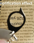 Portable Outdoor 8X Folding Key Ring Magnifier With Key Chain Daily Magnifying-Agreement-Bargain Bait Box